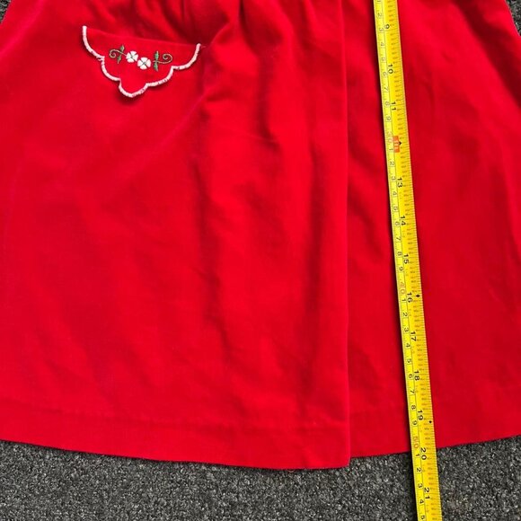 Vintage Little Girl’s 4T Floral Embroidered Holiday Dress - Picture 7 of 7